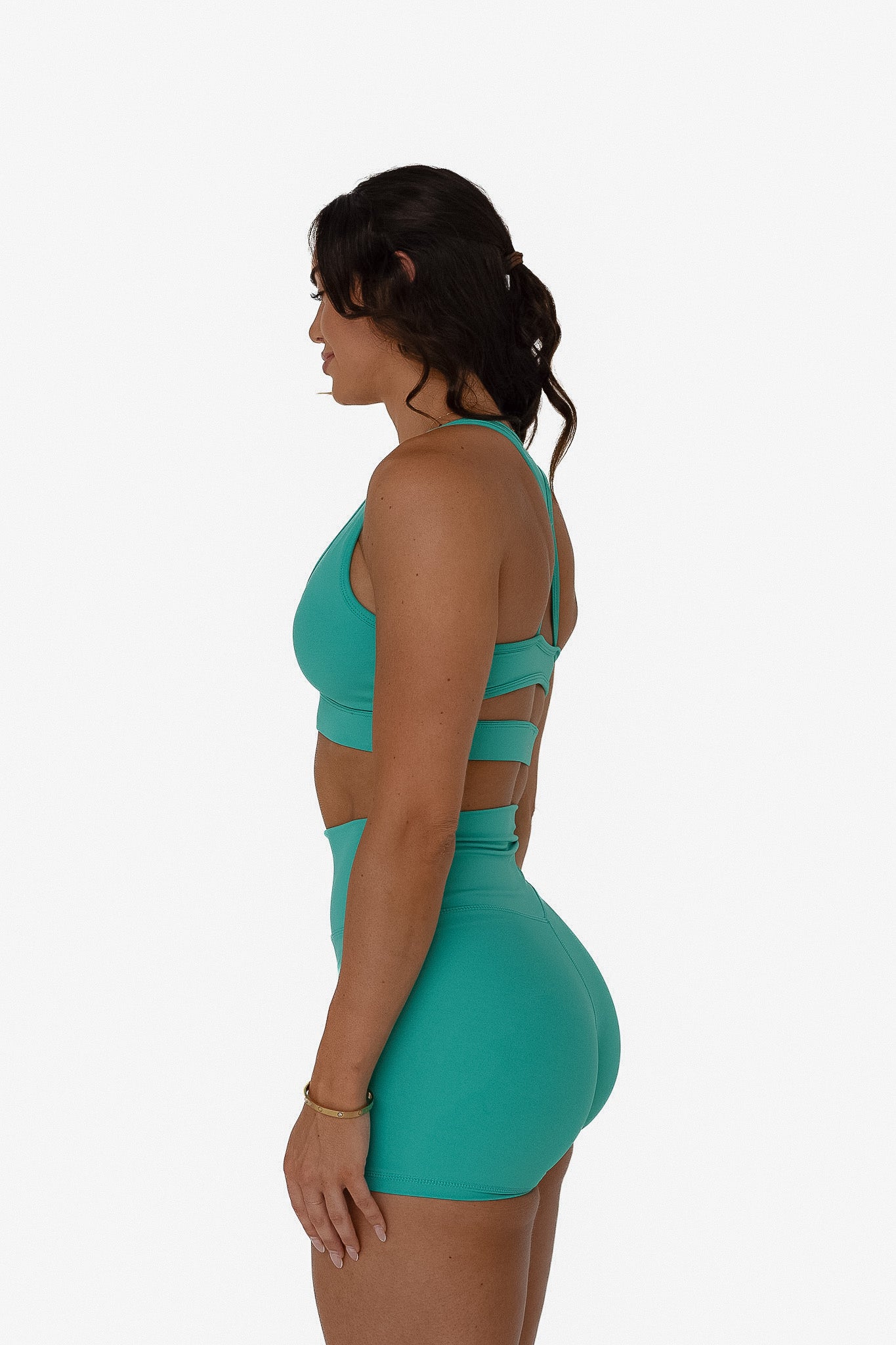 ELEVATE CROP - KELLY GREEN
