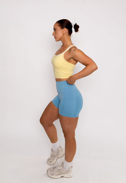 Mimi Tank - Pastel Yellow